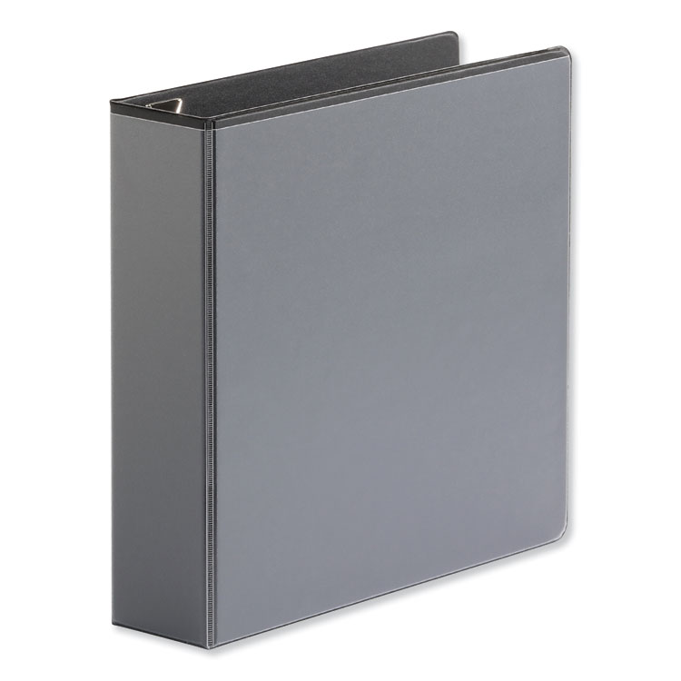UNV30731 - Universal Deluxe Easy-to-Open D-Ring View Binder, 3 Rings, 2" Capacity, 11 x 8.5, Black (UNV30731)