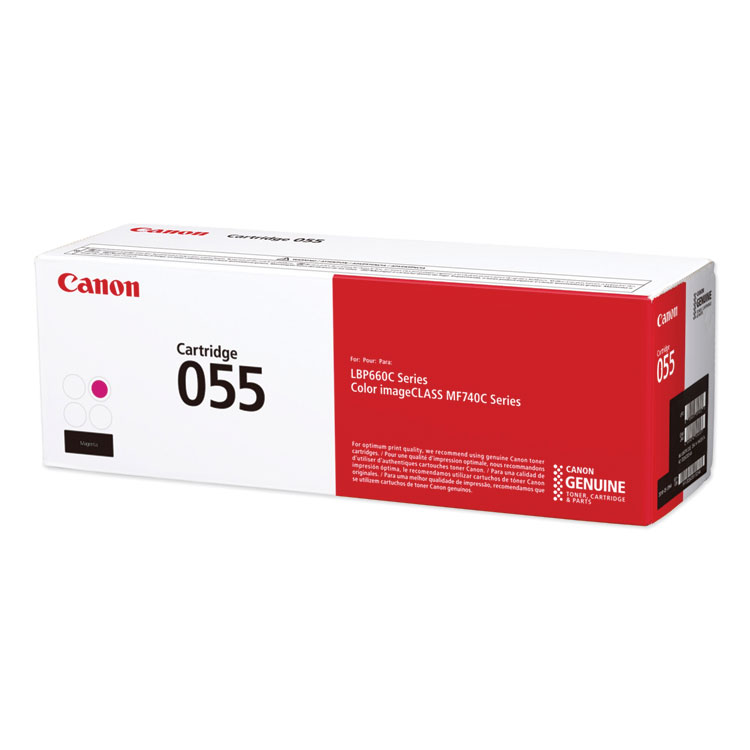 Canon 3014C001 (055) Toner, 2,100 Page-Yield, Magenta (CNM3014C001)