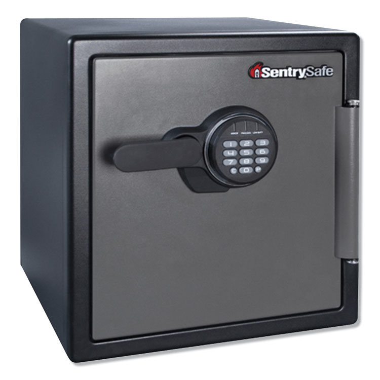 Sentry Safe Fire-Safe with Digital Keypad Access, 1.23 cu ft, 16.38w x 19.38d x 17.88h, Gunmetal (SENSFW123ES)