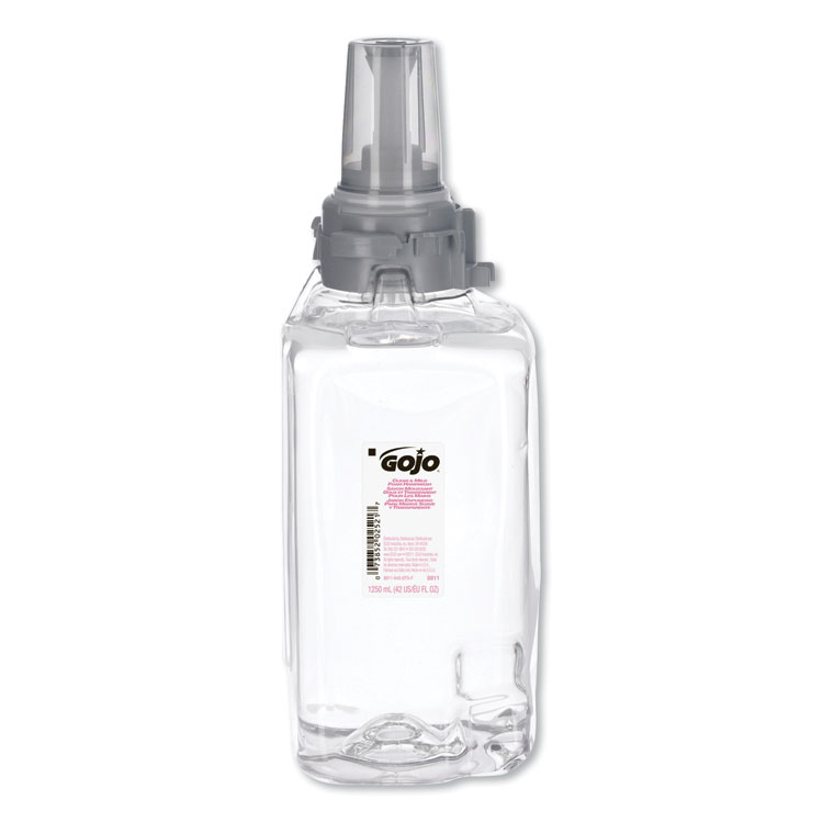 GOJO Clear and Mild Foam Handwash Refill, For ADX-12 Dispenser, Fragrance-Free, 1,250 mL (GOJ881103EA)