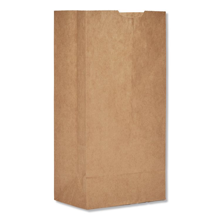 ROSS & WALLACE PAPER PRODUCTS, . Grocery Paper Bags, 4# Size, 30# Basis Weight, 5" x 3.13" x 9.75", Kraft, 500 Bags/Pack, 8 Packs/Bundle (BAGGK4)