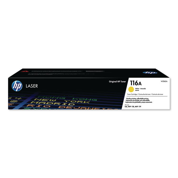 HP HP 116A, (W2062A) Yellow Original Laser Toner Cartridge (HEWW2062A)