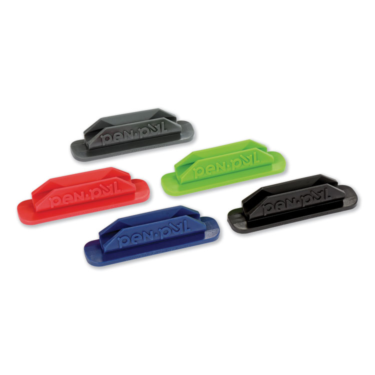 TOPS Pen Pal Pen Holder, 2.63" Long, Randomly Assorted Colors (TOPPENPAL1)