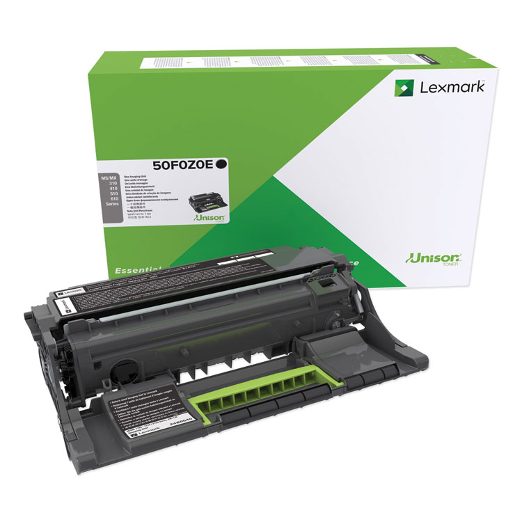 Lexmark 50F0Z0E Imaging Unit, 60,000 Page-Yield, Black (LEX50F0Z0E)