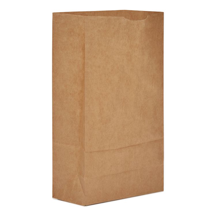 ROSS & WALLACE PAPER PRODUCTS, INC. Grocery Paper Bags, 6# Size, 35# Basis Weight, 5.88" x 3.63" x 11", Kraft, 2,000/Bundle (BAGGK6)