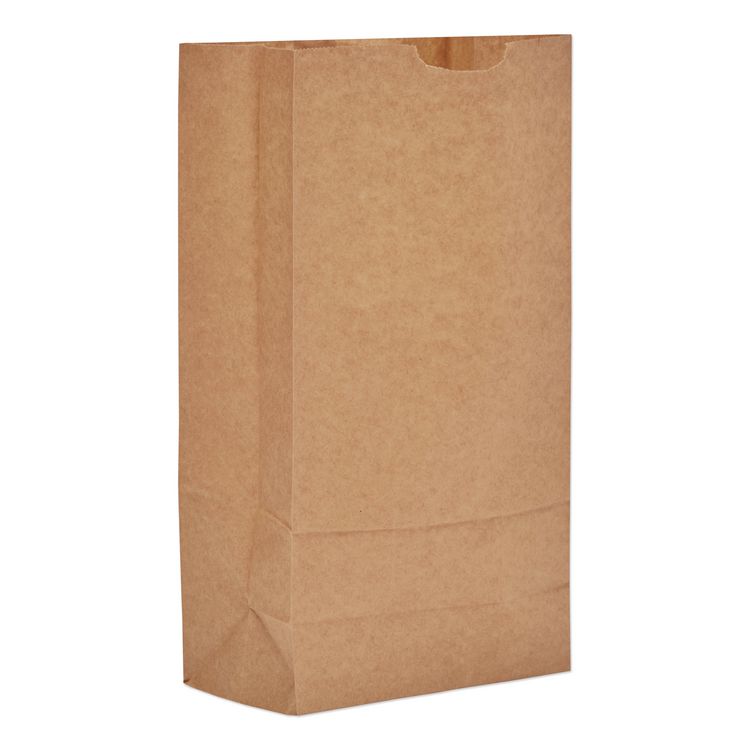 ROSS & WALLACE PAPER PRODUCTS, INC. Grocery Paper Bags, 10# Size, 35# Basis Weight, 7" x 4.38" x 13.75", Kraft, 2,000/Bundle (BAGGK10)