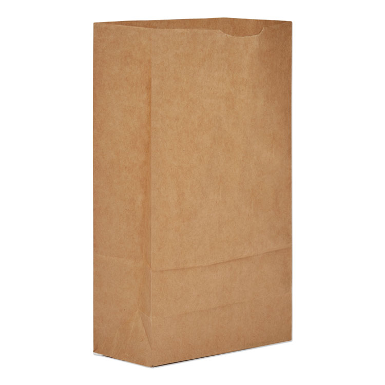 ROSS & WALLACE PAPER PRODUCTS, INC. Grocery Paper Bags, 6# Size, Extra-Heavy-Duty, 50# Basis Weight, 5.88" x 3.63" x 11", Kraft, 500/Bundle (BAGGX6500)