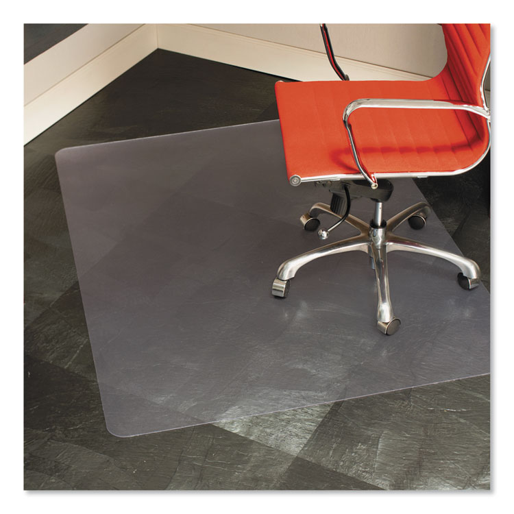 ES Robbins EverLife Chair Mat for Hard Floors, Heavy Use, Rectangular, 46 x 60, Clear (ESR132321)