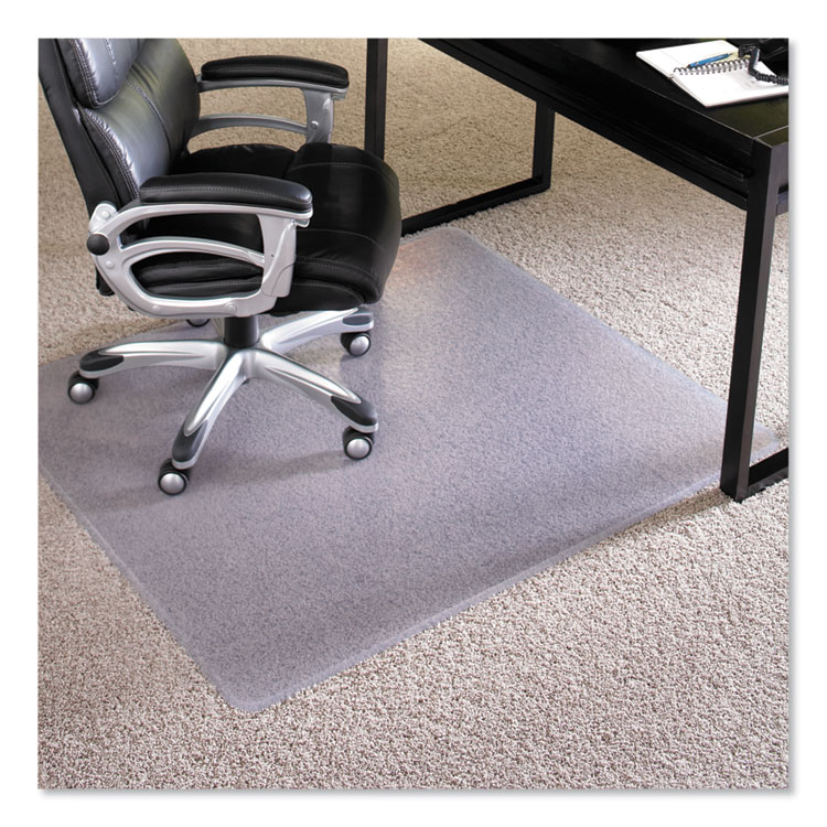 ES Robbins EverLife Intensive Use Chair Mat for High Pile Carpet, Rectangular, 46 x 60, Clear (ESR124377)