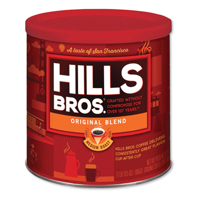 Hills Bros. Original Blend Coffee, 30.5 oz Can (HIBMZB43000)