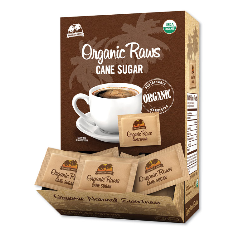 Maui Brand Raw Turbinado Sugar, 0.16 oz Packet, 200/Box (SUG83035)