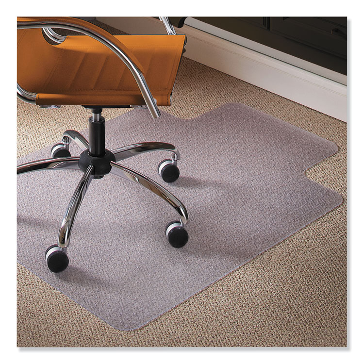 ES Robbins Natural Origins Chair Mat with Lip For Carpet, 36 x 48, Clear (ESR141032)