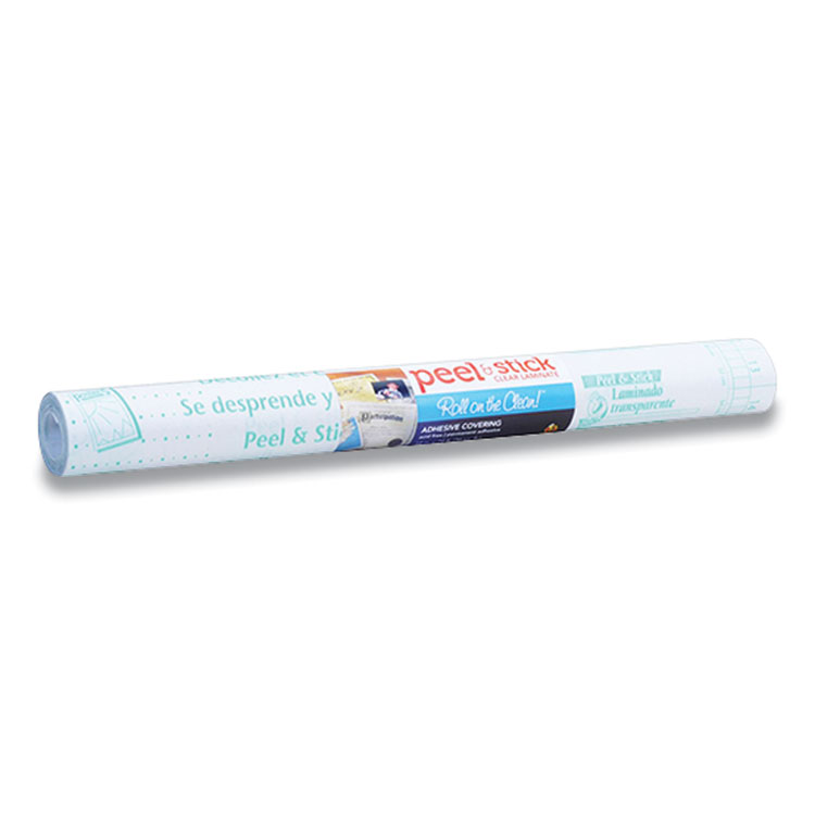 Duck Peel-and-Stick Clear Laminate Roll, 5.91 mil, 18" x 8 yd, Matte Clear (DUC22220)