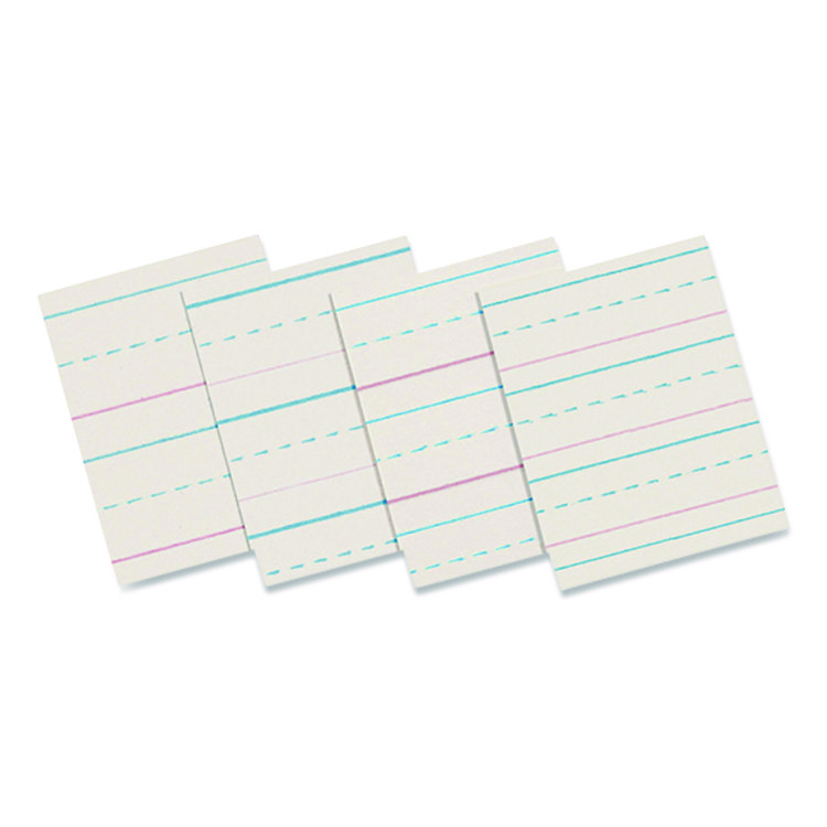 Pacon Multi-Program Handwriting Paper, 30 lb Bond Weight, 1/2" Long Rule, Two-Sided, 8 x 10.5, 500/Pack (ZNBZP2612)