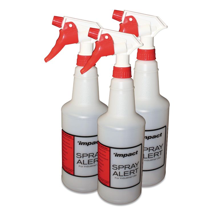 Impact Spray Alert System, 32 oz, Natural with White/White Sprayer, 24/Carton (IMP5032SS)
