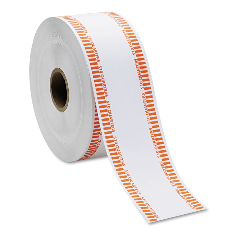 Pap-R Products Automatic Coin Rolls, Quarters, $10, 1900 Wrappers/Roll (CTX50025)