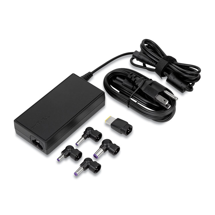 Targus Semi-Slim Laptop Charger for Various Devices, 90 W, Black (TRGAPA90US)