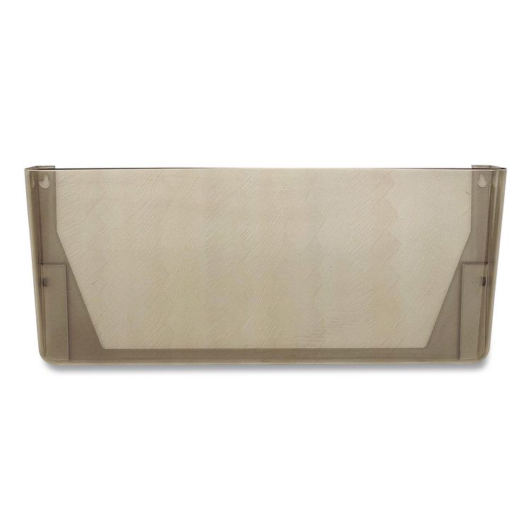 Officemate Plastic Wall-File Pocket, One Pocket, Legal/Letter Size, 16.19" x 4.13" x 7", Smoke (OIC21441)