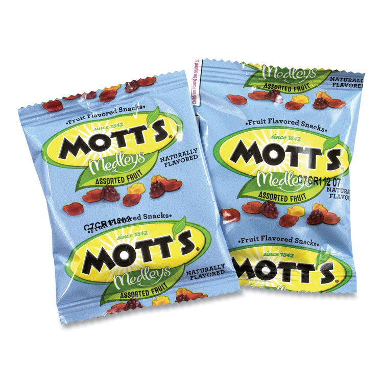 Mott's Medleys Fruit Snacks, 0.8 oz Pouch, 90 Pouches/Box (GRR20900325)