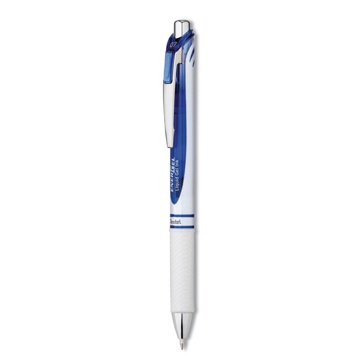 Pentel EnerGel RTX Gel Pen, Retractable, Medium 0.7 mm, Assorted Ink and Barrel Colors, 3/Pack (PENBL77WBPS3M1)
