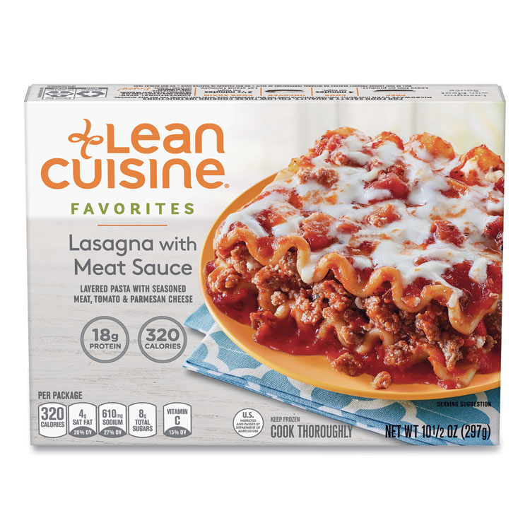 Lean Cuisine Favorites Lasagna with Meat Sauce, 10.5 oz Box, 3 Boxes/Pack (GRR90300127)