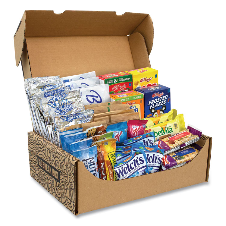 Snack Box Pros Breakfast Snack Box, 41 Assorted Snacks/Box (GRR700S0002)