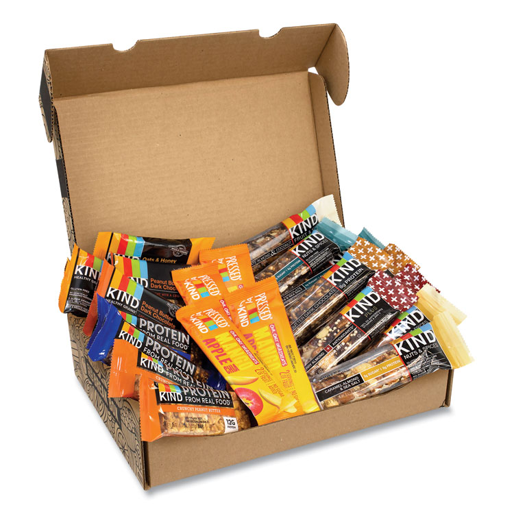 KIND Favorites Snack Box, Assorted Variety of KIND Bars, 2.5 lb Box, 22 Bars/Box (GRR700S0021)