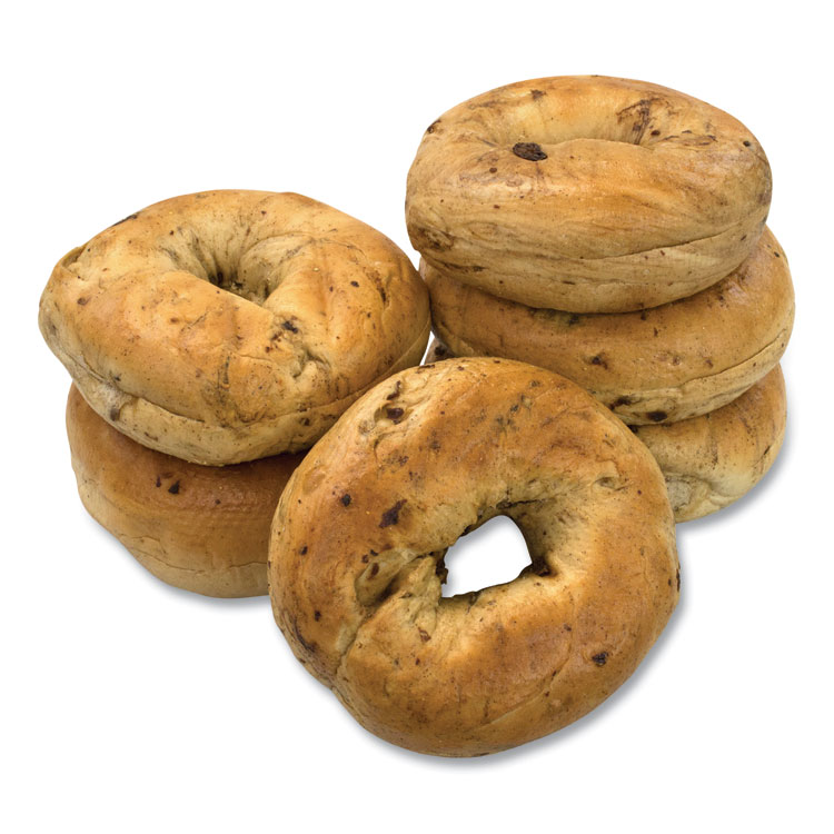 National Brand Fresh Cinnamon Raisin Bagels, 6/Pack (GRR90000008)