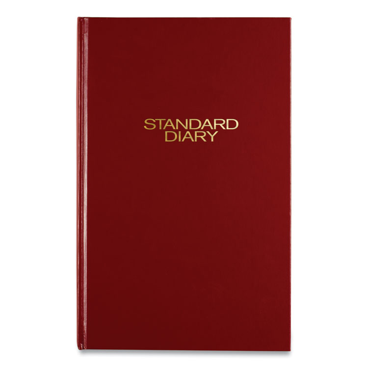 AT-A-GLANCE Standard Diary Daily Diary, 2026 Edition, Wide/Legal Rule, Red Cover, (200) 12 x 7.75 Sheets (AAGSD37613)