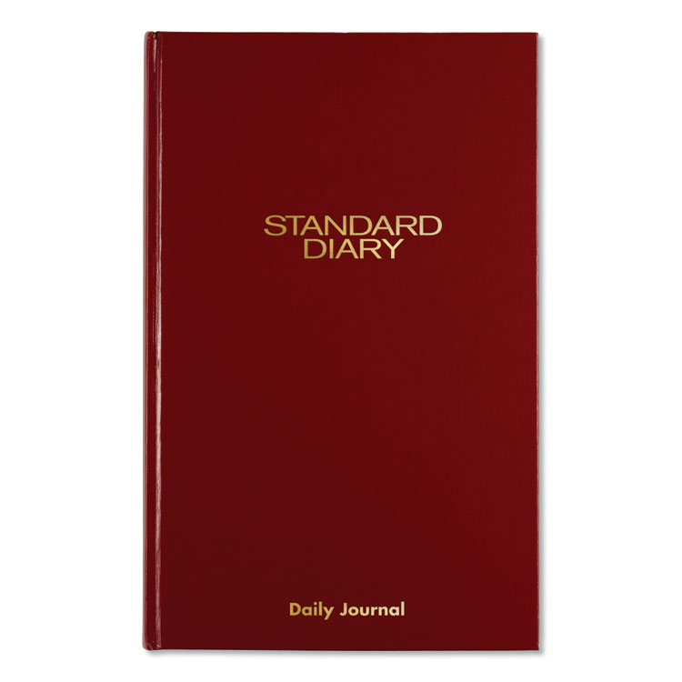 AT-A-GLANCE Standard Diary Daily Journal, 2026 Edition, Wide/Legal Rule, Red Cover, (210) 12 x 7.75 Sheets (AAGSD37713)