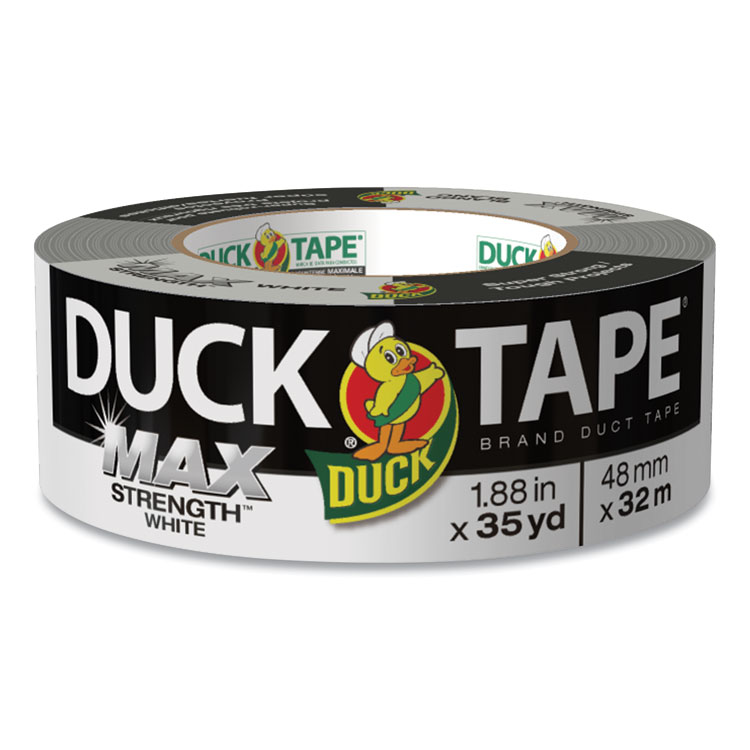 Duck MAX Duct Tape, 3" Core, 1.88" x 35 yds, White (DUC240866)