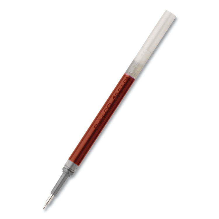 Pentel Refill for Pentel EnerGel Retractable Liquid Gel Pens, Fine Needle Tip, Red Ink (PENLRN5B)