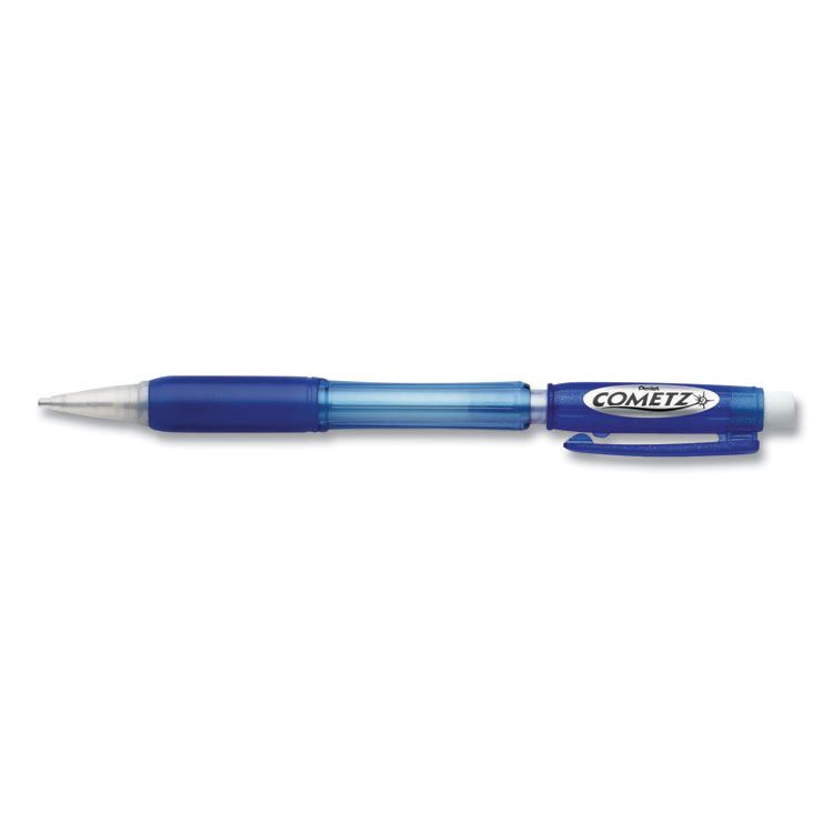 Pentel Cometz Mechanical Pencil, 0.9 mm, HB (#2), Black Lead, Blue Barrel, Dozen (PENAX119C)