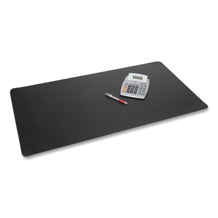 Artistic Rhinolin II Desk Pad with Antimicrobial Protection, 17 x 12, Black (AOPLT912MS)