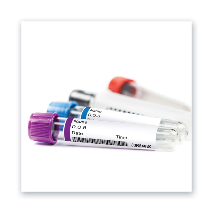 AVE5520 - Avery Waterproof Address Labels with TrueBlock and Sure Feed, Laser Printers, 1 x 2.63, White, 30/Sheet, 50 Sheets/Pack (AVE5520) - Image 4