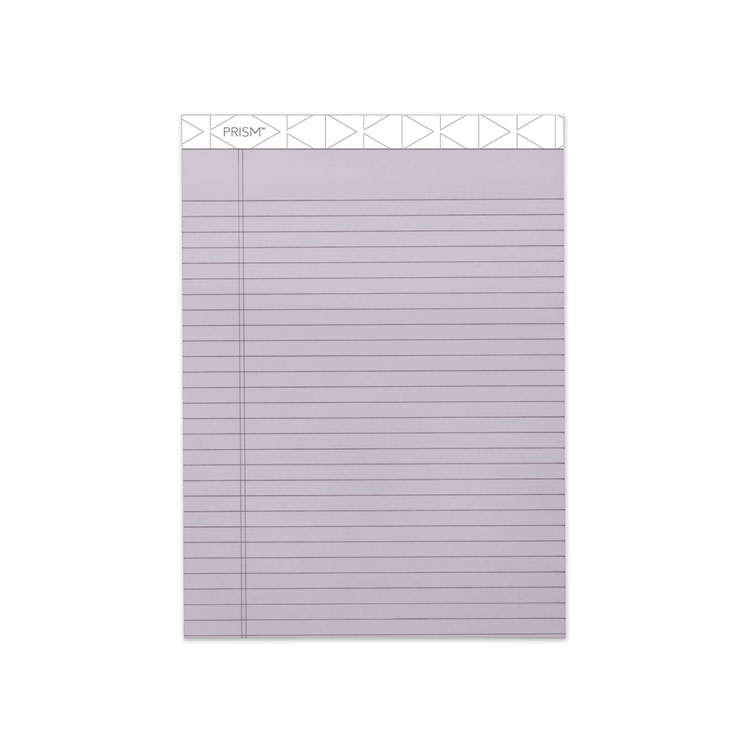 TOPS Prism + Colored Writing Pads, Wide/Legal Rule, 50 Pastel Orchid 8.5 x 11.75 Sheets, 12/Pack (TOP63140)