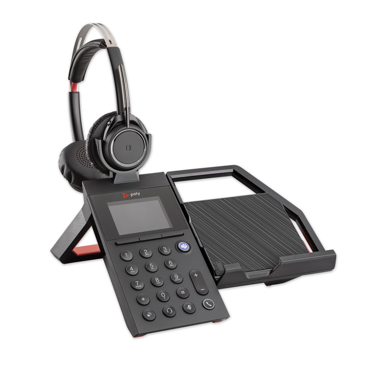 poly Elara 60 Series Wireless Conferencing Phone with Voyager Focus, Black (PLN60WSFOCUS)