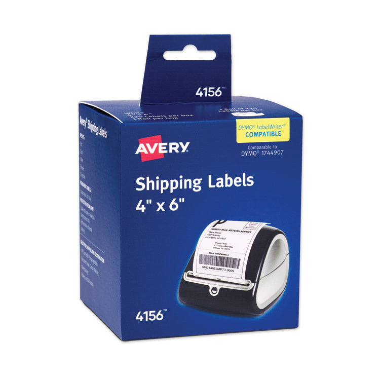 Avery Multipurpose Thermal Labels, 4 x 6, White, 220/Roll (AVE4156)