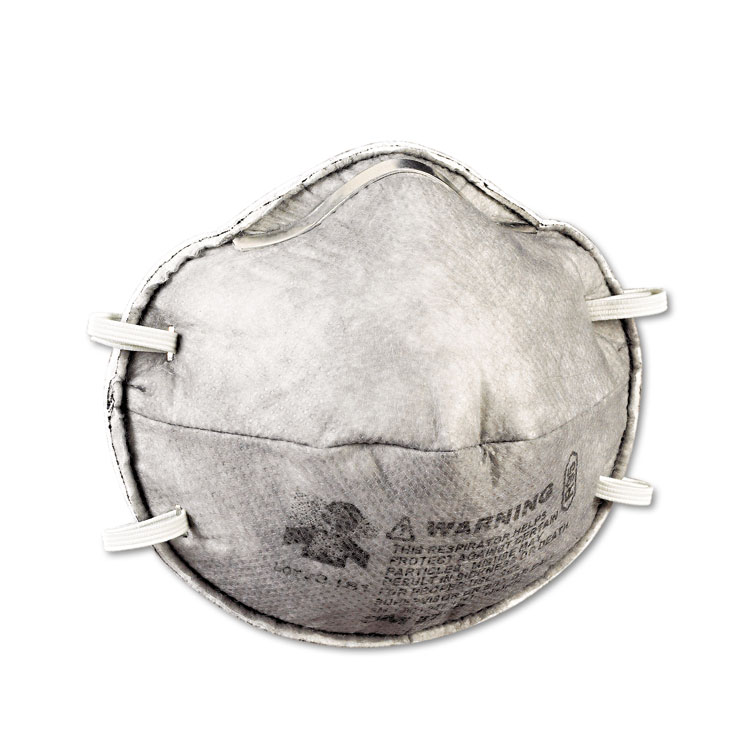 3M R95 Particulate Respirator w/Nuisance-Level Organic Vapor Relief, One Size Fits All, 20/Box (MMM8247)