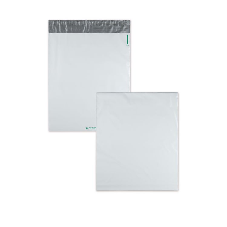 Quality Park Redi-Strip Poly Expansion Mailer, #5 1/4, Square Flap, Redi-Strip Adhesive Closure, 13 x 16, White, 100/Carton (QUA46393)