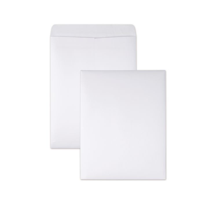 Quality Park Redi-Seal Catalog Envelope, #12 1/2, Cheese Blade Flap, Redi-Seal Adhesive Closure, 9.5 x 12.5, White, 100/Box (QUA43617)