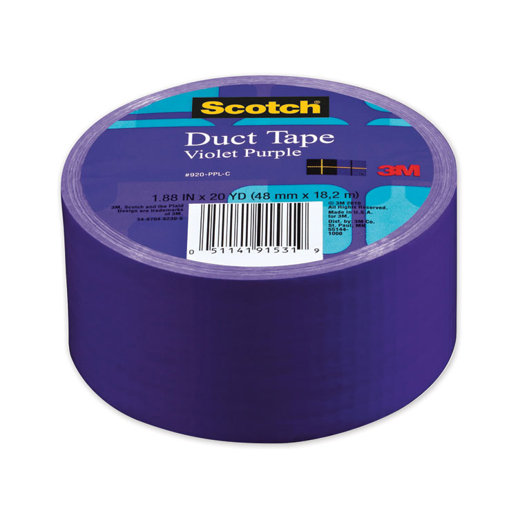 Scotch Duct Tape, 1.88" x 20 yds, Violet Purple (MMM70005059251)
