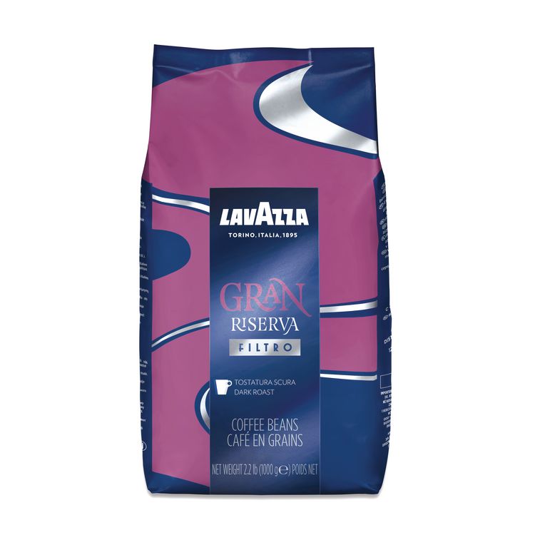 Lavazza Gran Riserva Whole Bean Coffee, Dark and Bold, 2.2 lb Bag (LAV3454)