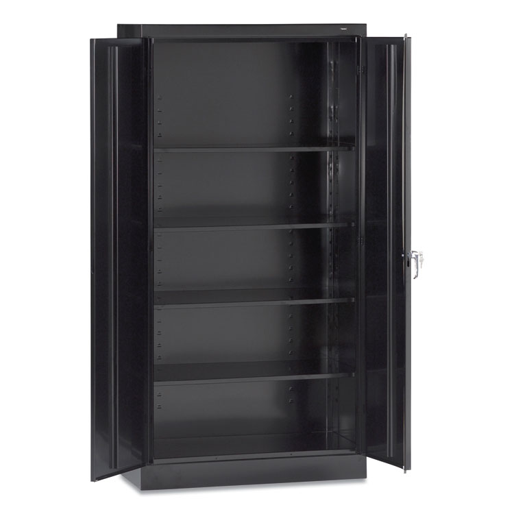 Tennsco 72" High Standard Cabinet (Assembled), 36w x 18d x 72h, Black (TNN7218BLK)