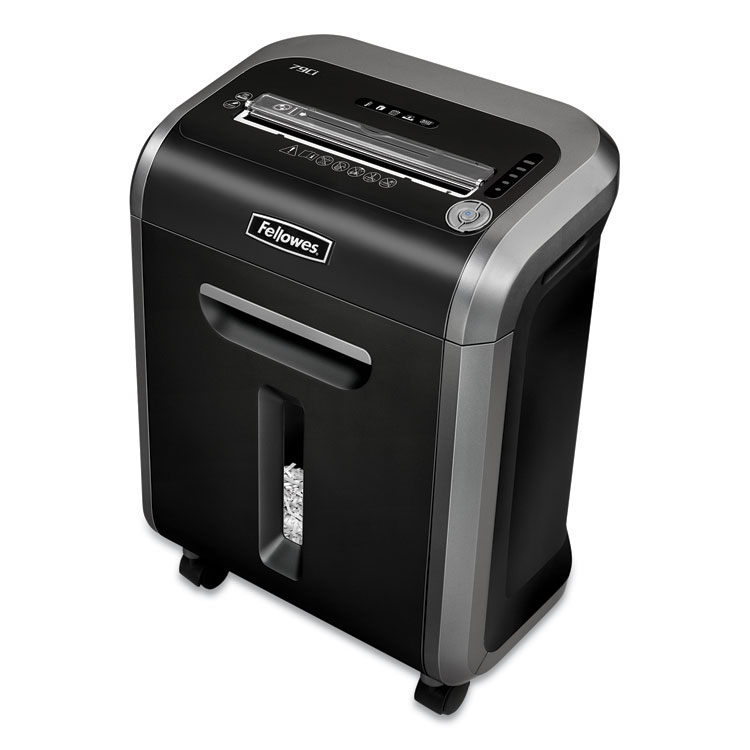 Fellowes Powershred 79Ci 100% Jam Proof Cross-Cut Shredder, 16 Manual Sheet Capacity (FEL3227901)