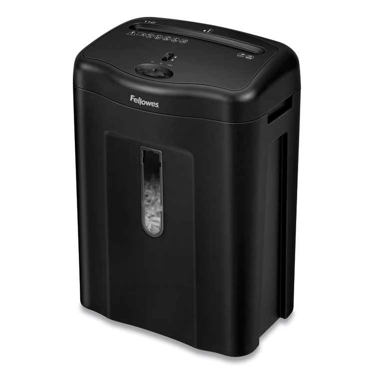 Fellowes Powershred 11C Cross-Cut Shredder, 11 Manual Sheet Capacity (FEL4350001)