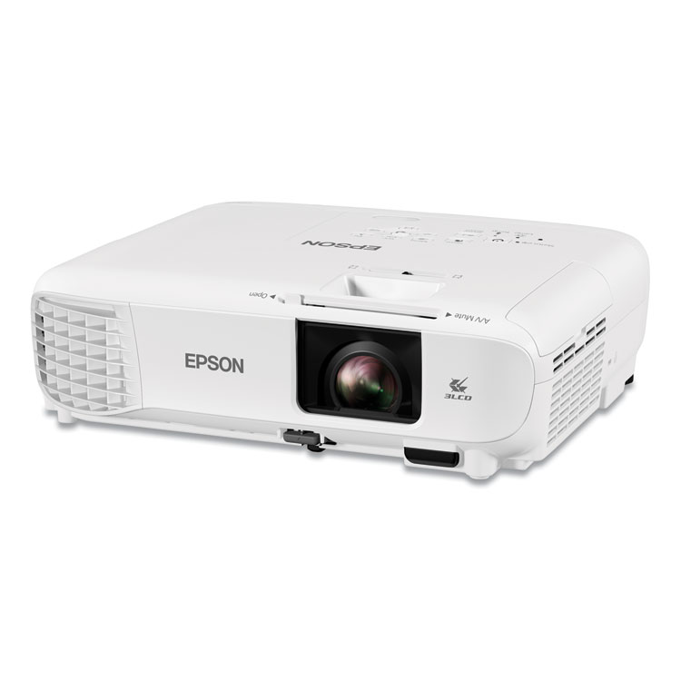 Epson PowerLite 119W 3LCD WXGA Classroom Projector, 4,000 lm, 1280 x 800 Pixels, 1.2x Zoom (EPSV11H985020)