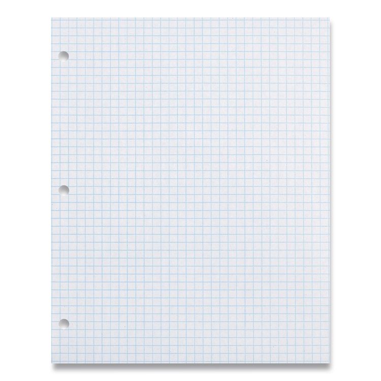 Pacon Composition Paper, 3-Hole, 8.5 x 11, 1/4", Quadrille: 4 sq/in, 500/Pack (PAC2414)