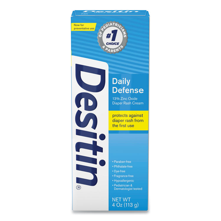 Desitin Daily Defense Baby Diaper Rash Cream with Zinc Oxide, 4 oz Tube (SCJ00301)