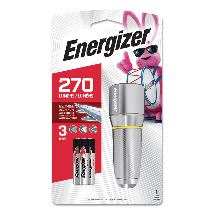Energizer Vision HD, 3 AAA Batteries (Included), Silver (EVEEPMHH32E)